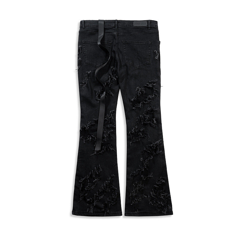 Halloy™ RO Style Erosion High Elastic Pants