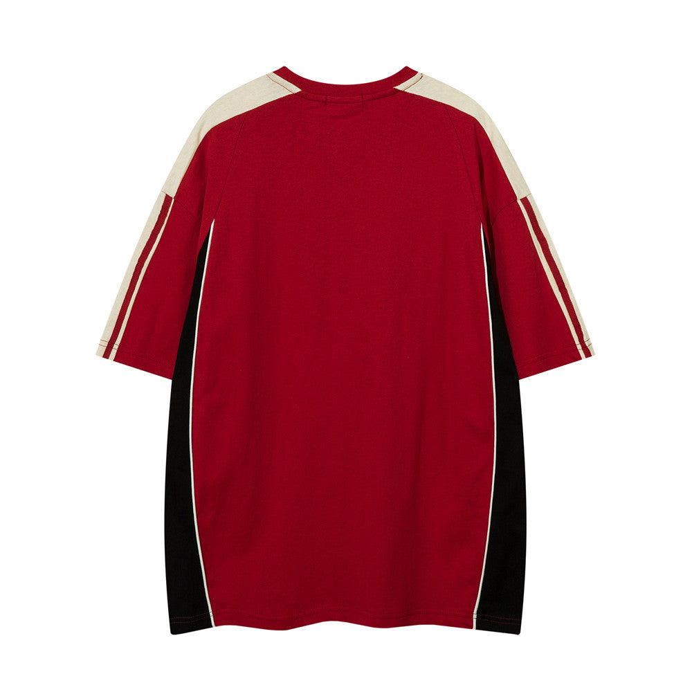 Halloy™ Sports Fashion Letter Half Sleeve T-shirt