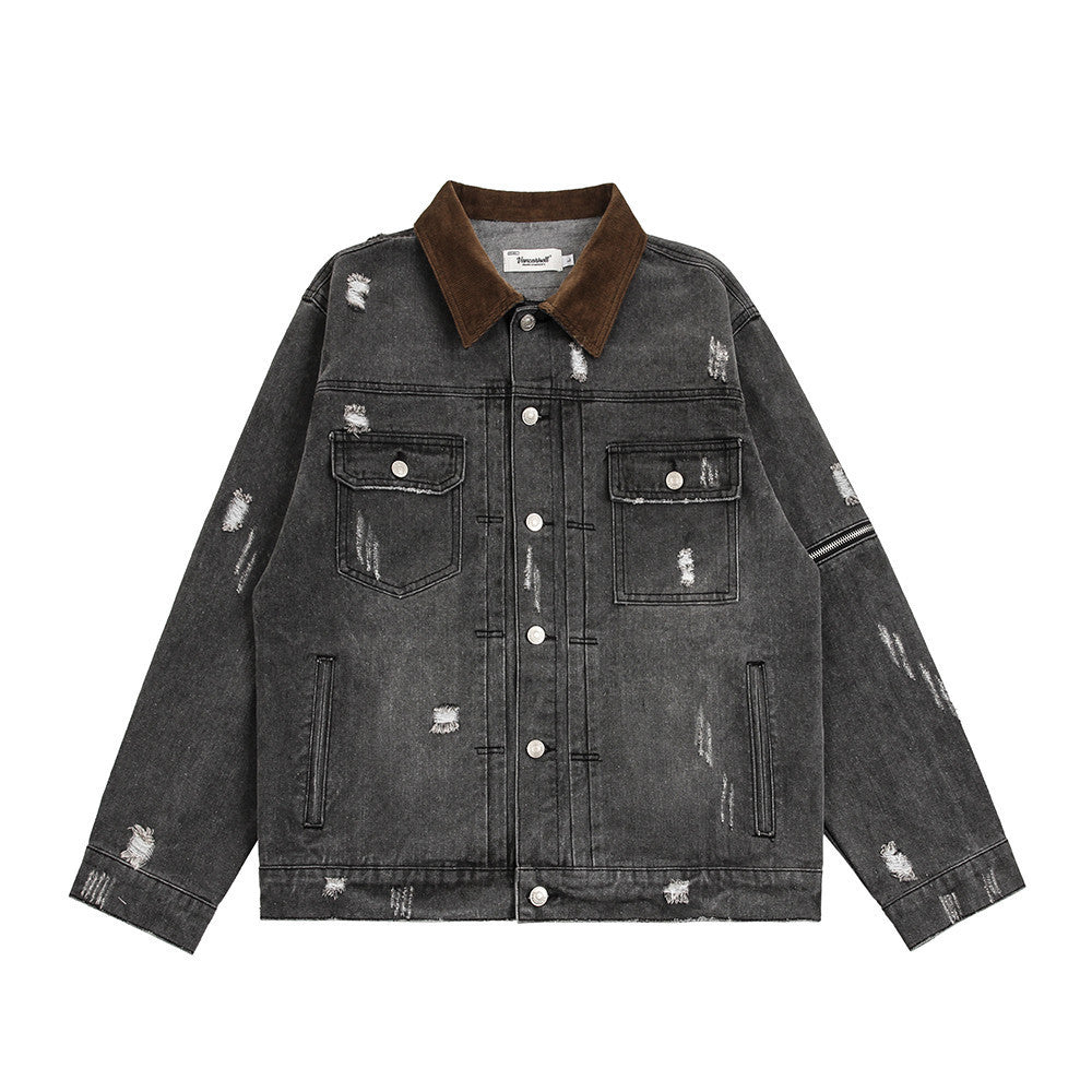 Halloy™ Washed Denim Jacket