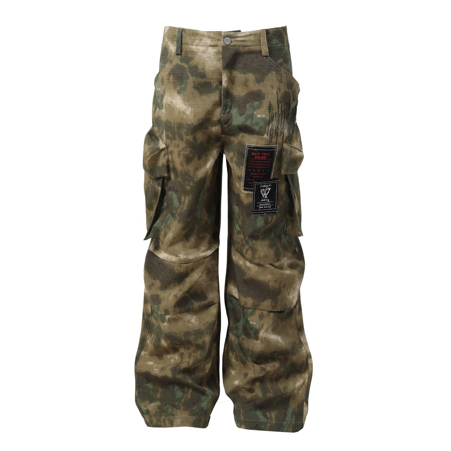 Halloy™ American Retro Jungle Camouflage Trousers
