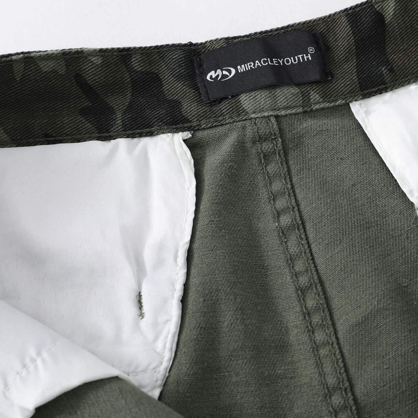 Halloy™ American Vintage Street Camouflage Workwear Trousers