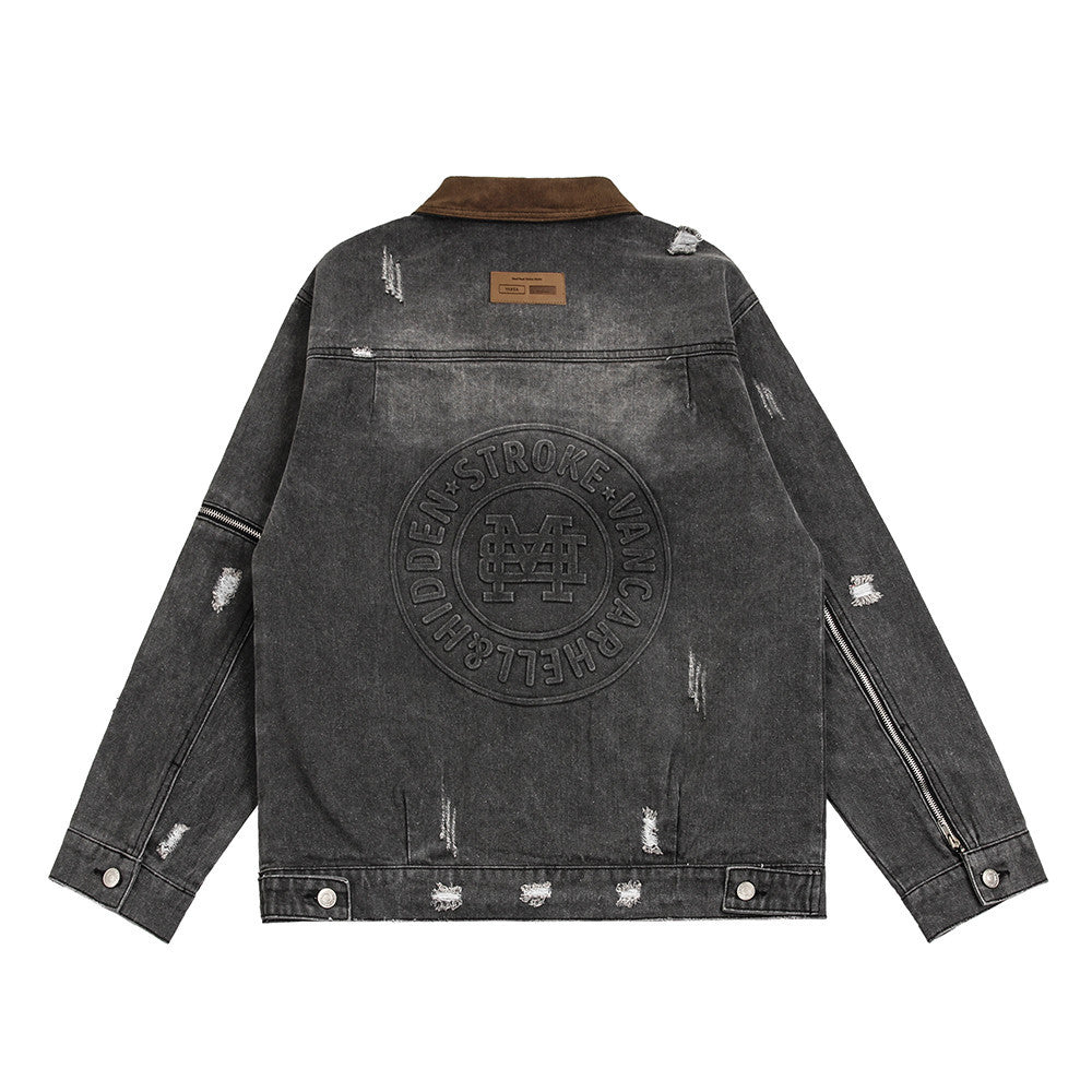 Halloy™ Washed Denim Jacket