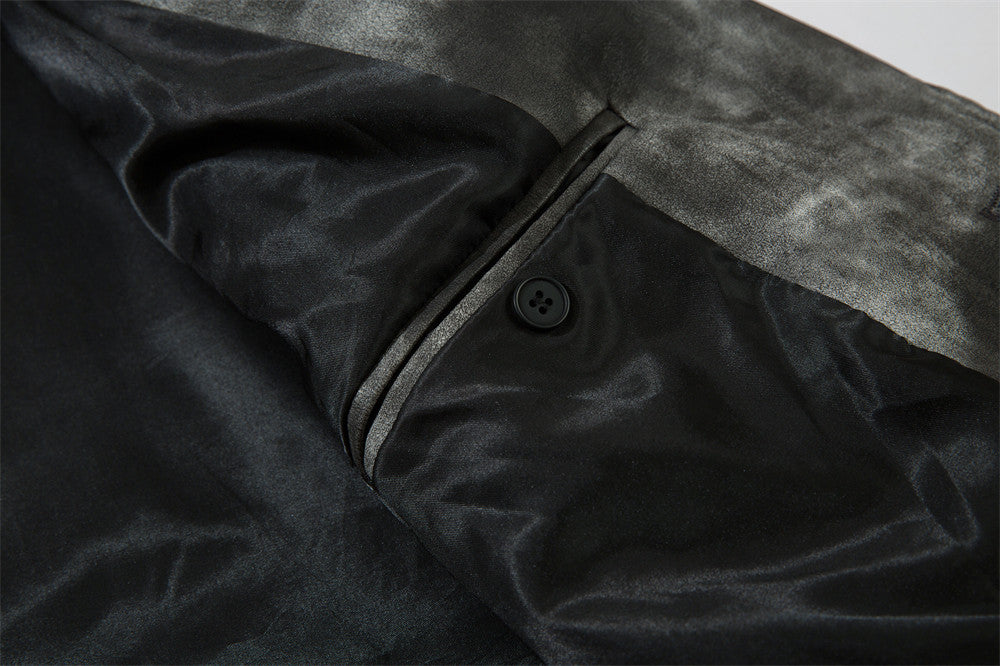 Halloy™ PU Leather Suit Jacket