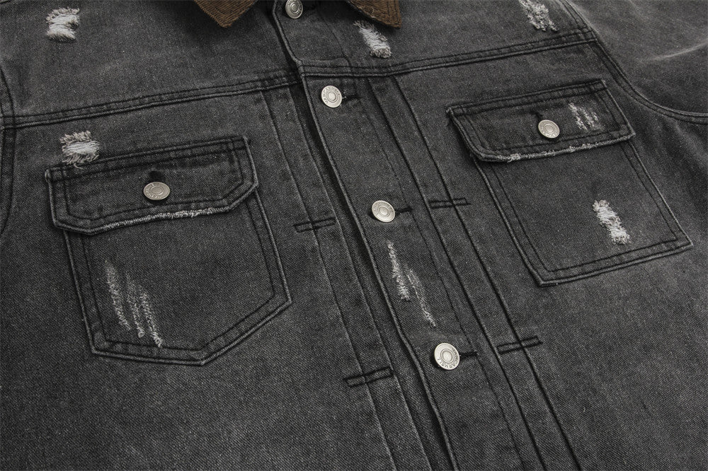 Halloy™ Washed Denim Jacket