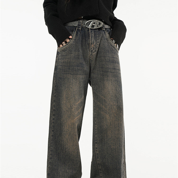 Halloy™ High Waist Wide Jeans