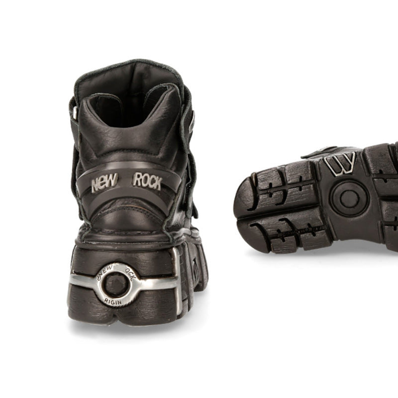 Halloy™ Low-Top Metal Muffin Sole Round Shoes