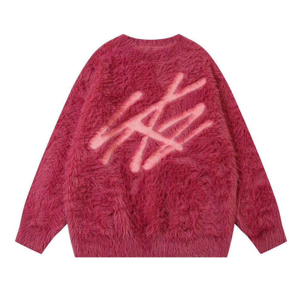 Halloy™ Mink-like Graffiti Sweater