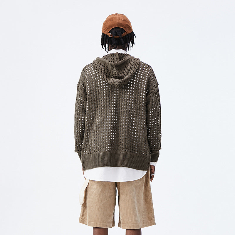 Halloy™ Urban Knit Hooded Cardigan