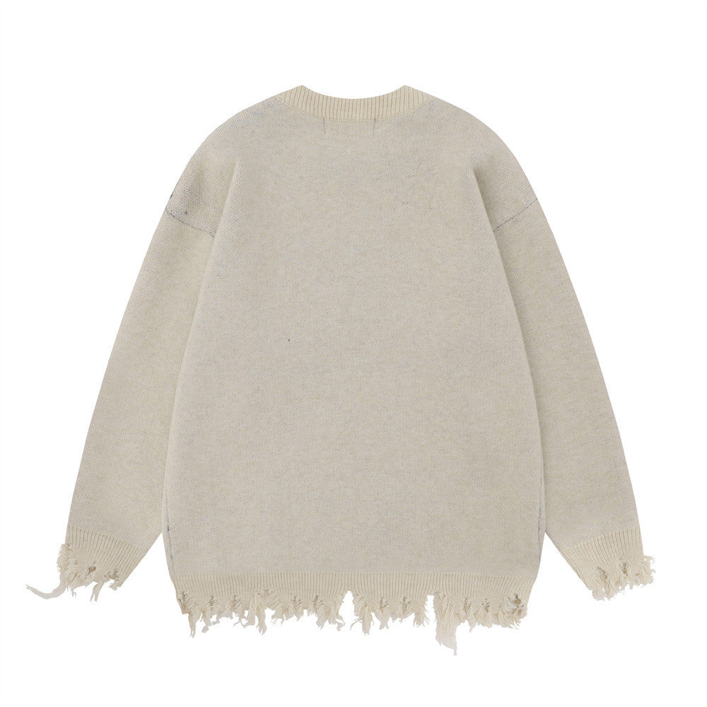 Halloy™ Spider Web Brocade Sweater