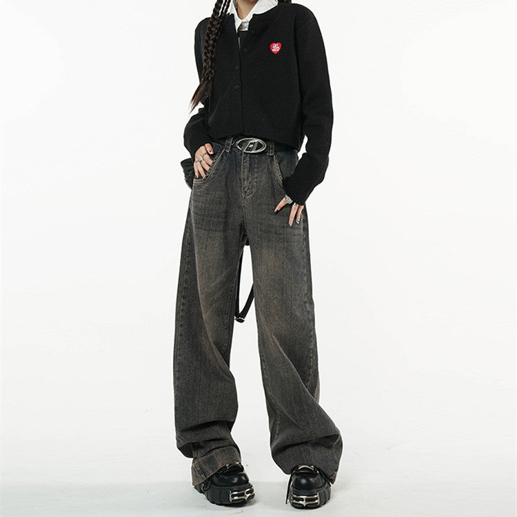 Halloy™ High Waist Wide Jeans