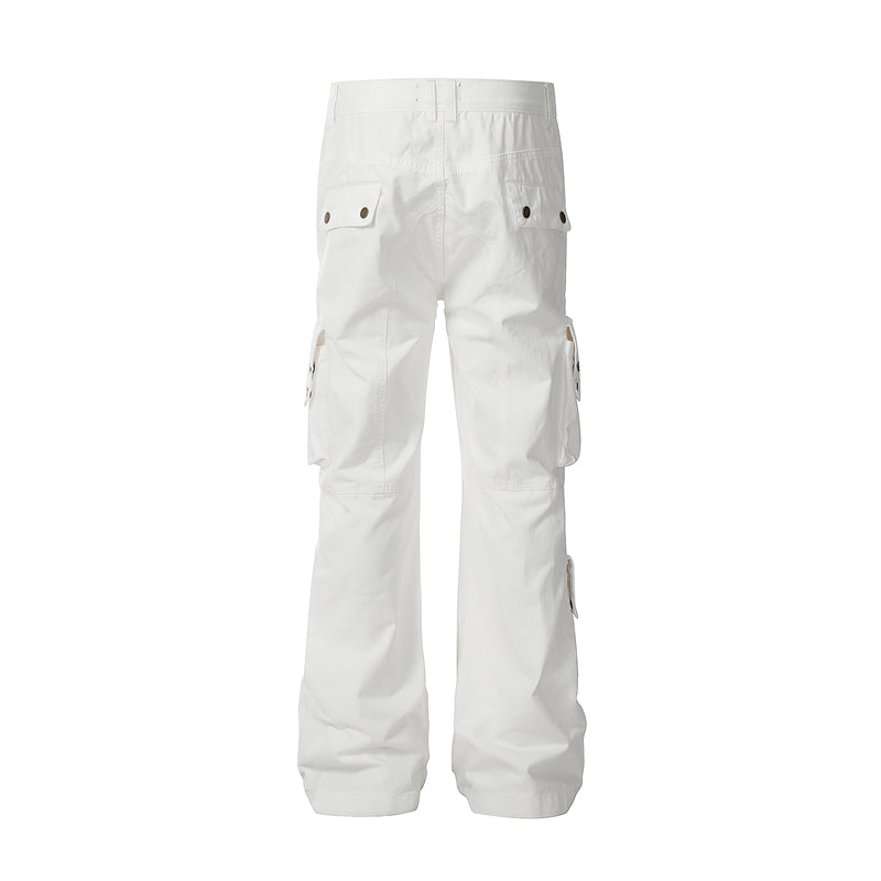 Halloy™ Heavy Washed Distressed Tie-dyed Cargo Pants