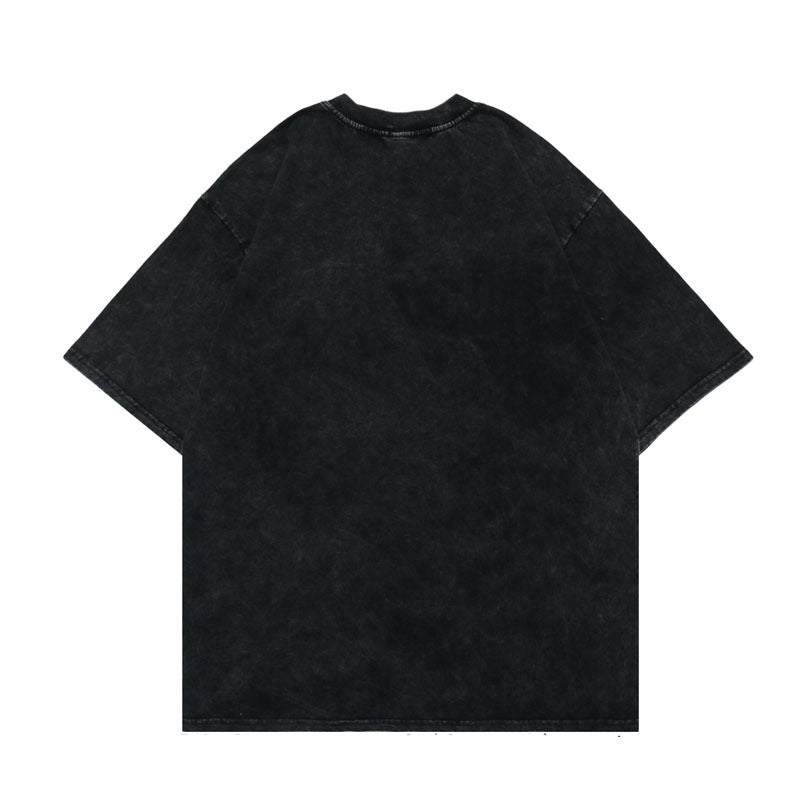 Halloy™ Retro Personality Vintage Printed T-shirt