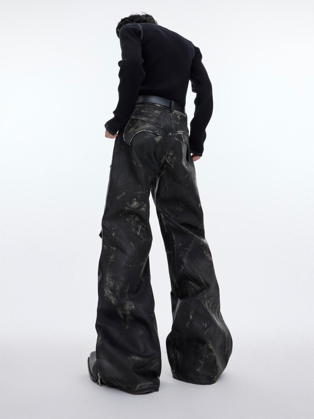 Halloy™ Opium Dark Leather Pants