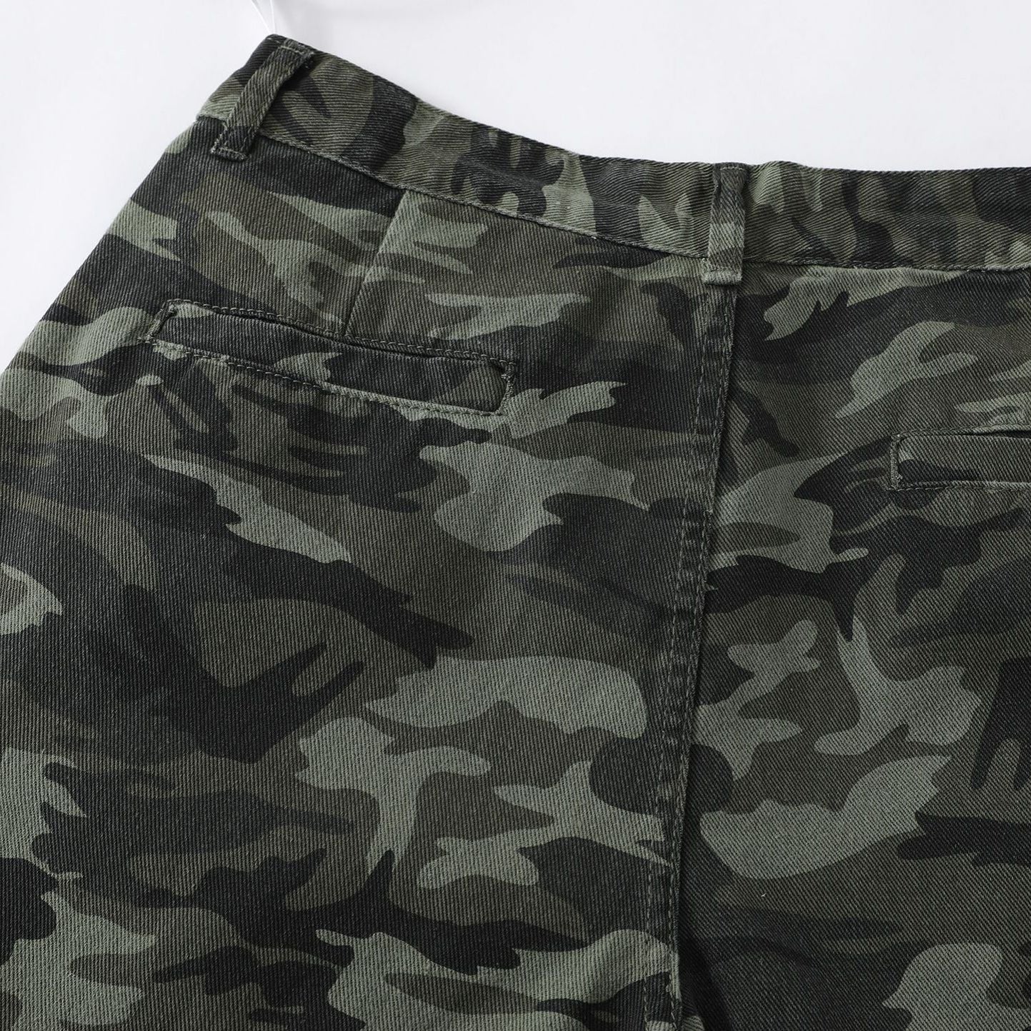 Halloy™ American Vintage Street Camouflage Workwear Trousers