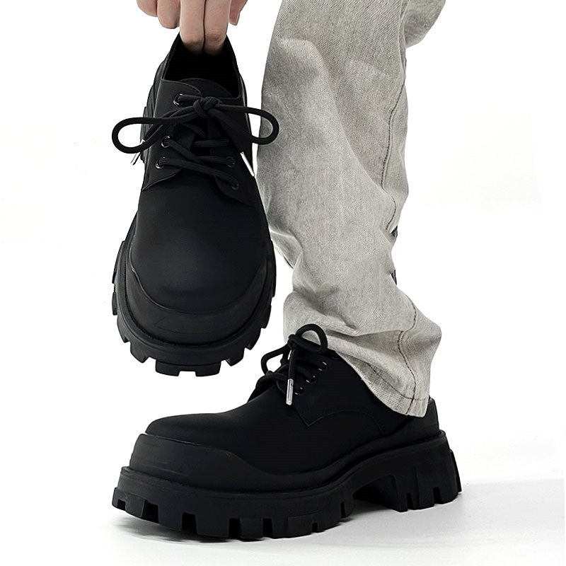 Halloy™ High-end Black Elevated Leather Shoes