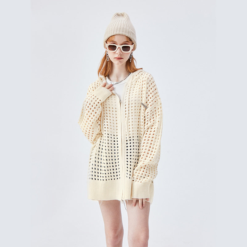 Halloy™ Urban Knit Hooded Cardigan