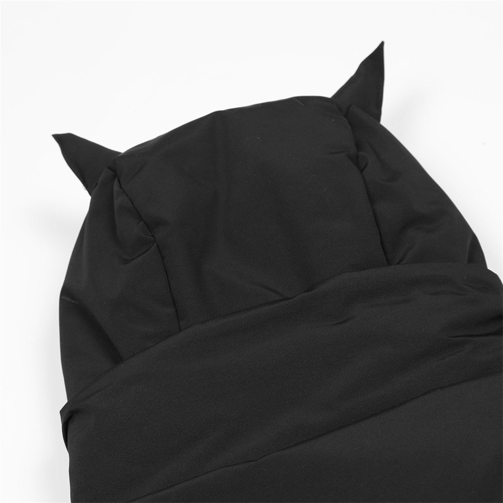 Halloy™ Horn Masked Hooded Coat