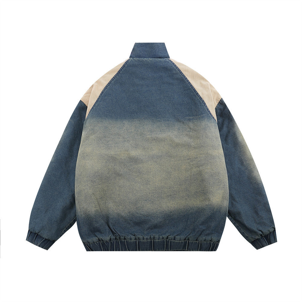 Halloy™ Spray Paint Wash Denim Jacket