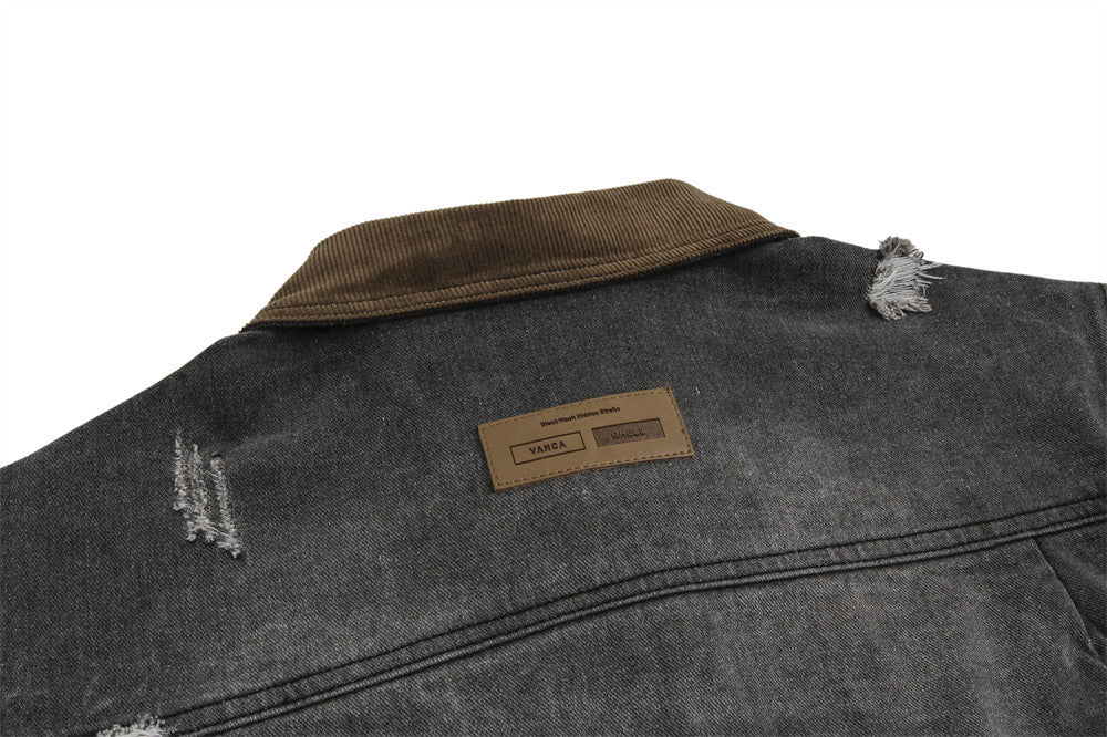 Halloy™ Washed Denim Jacket