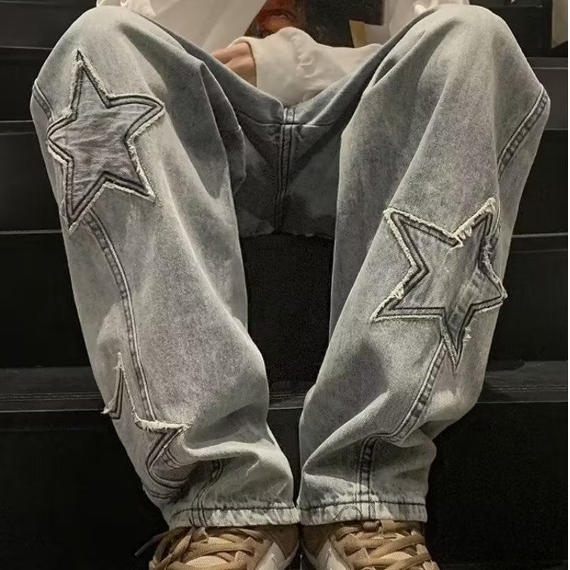 Halloy™ Star Loose Design Jeans
