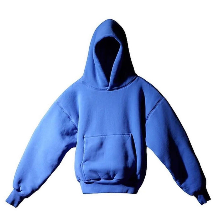 Halloy™ Fleece-lined Solid Color Hooded Sweater