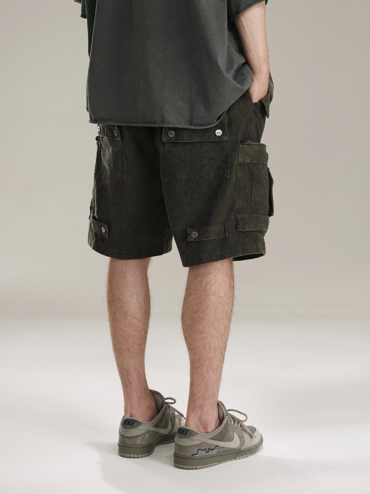 Halloy™ Washed Cargo Shorts
