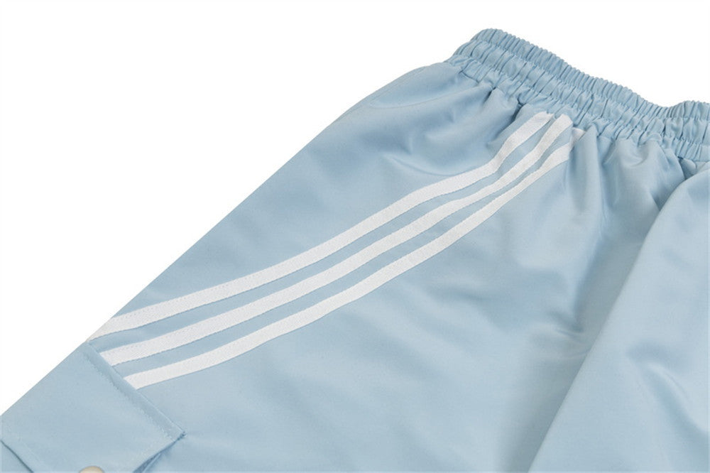 Halloy™ Side Striped Three-bar Loose Wide-leg Pants