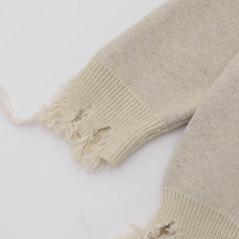 Halloy™ Spider Web Brocade Sweater