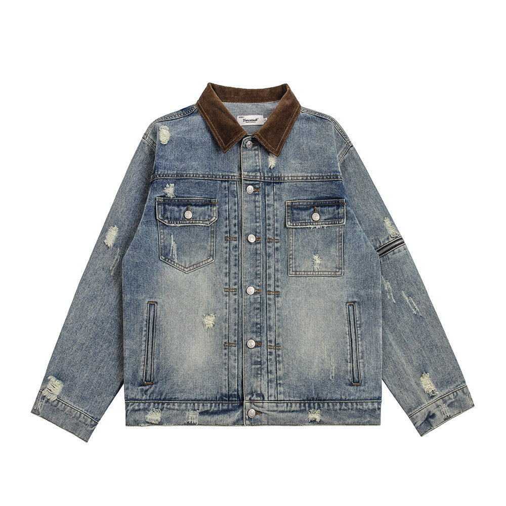 Halloy™ Washed Denim Jacket