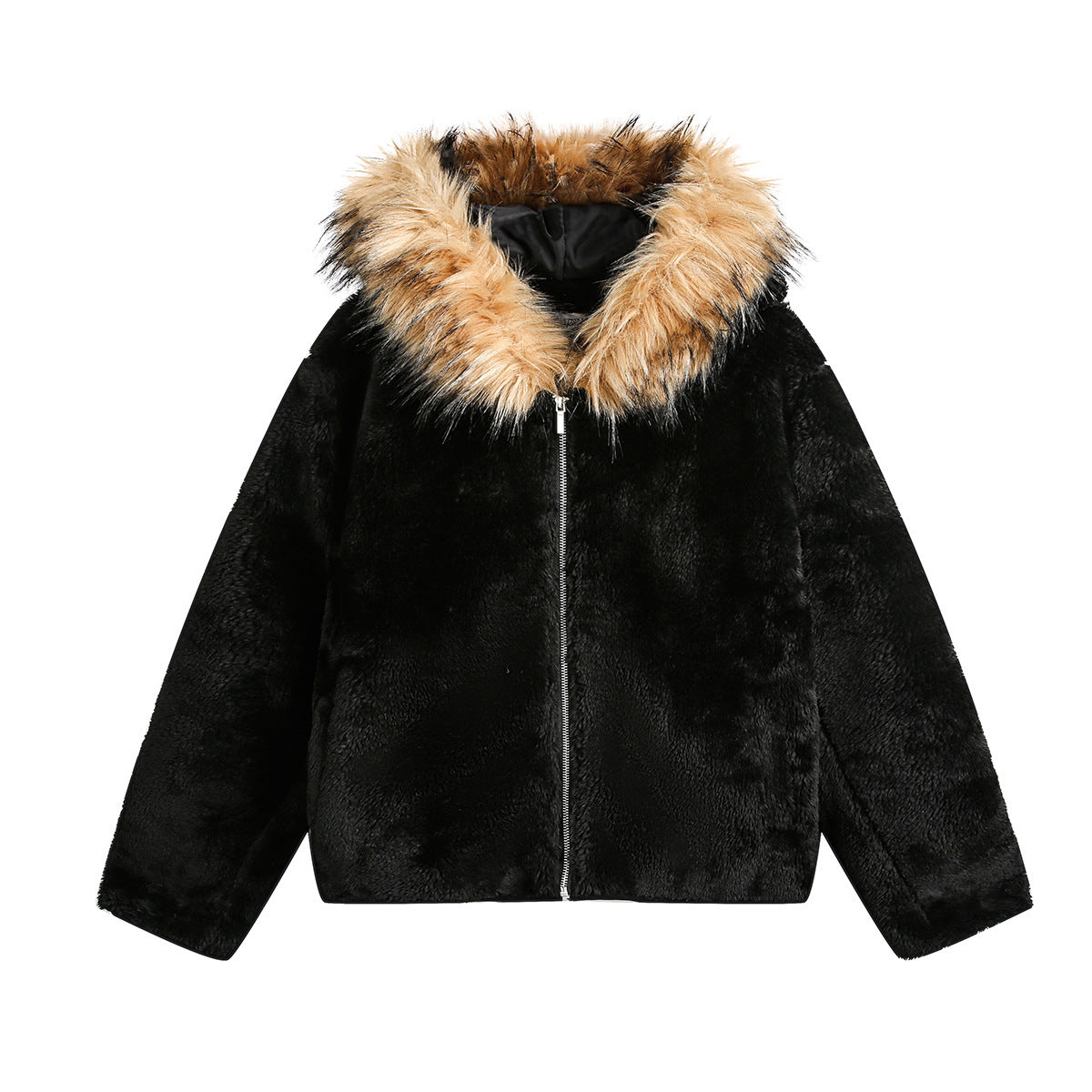 Halloy™ Cotton Coat Jacket American Retro Warm Fleece-lined
