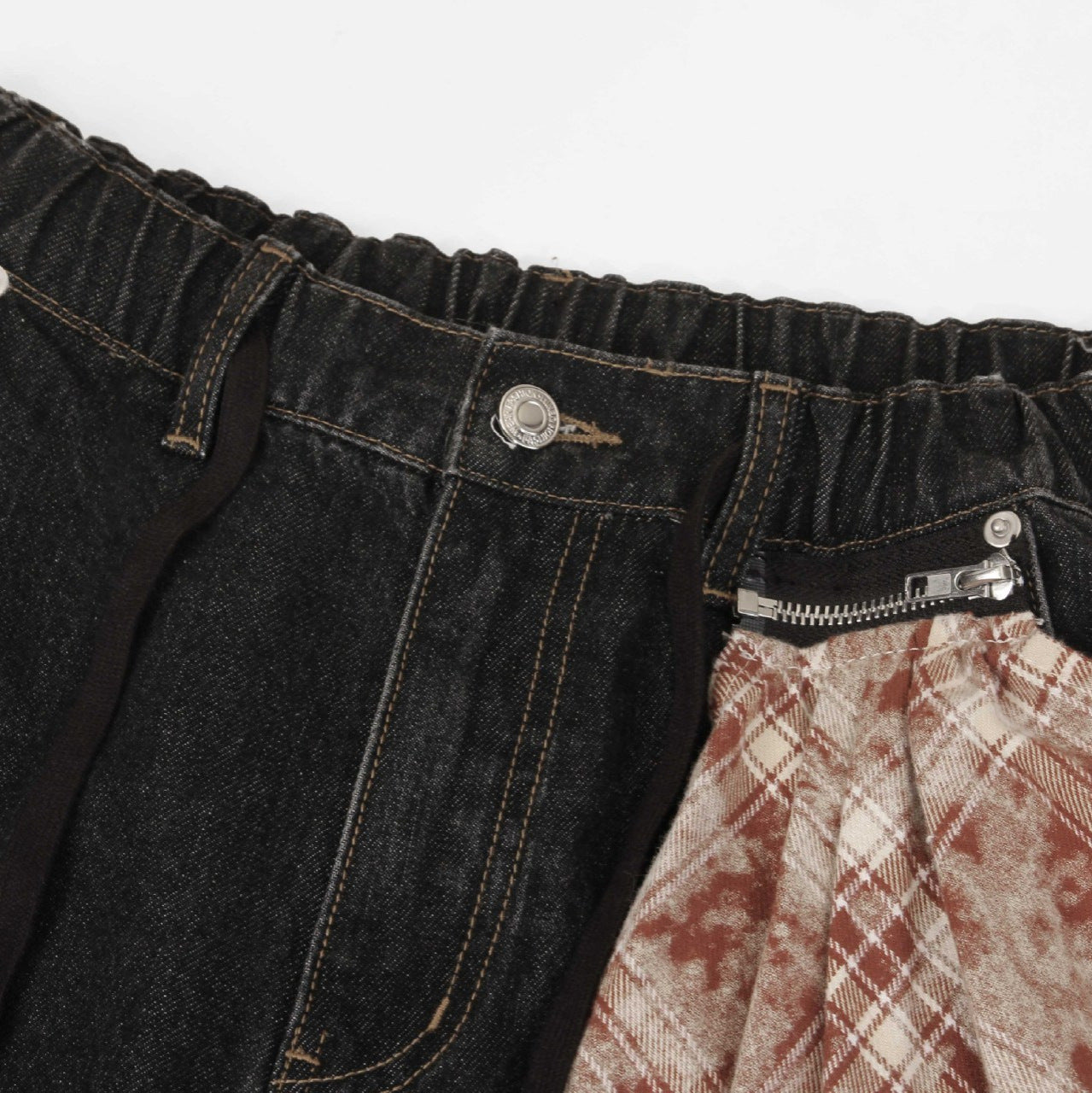 Halloy™ Retro Machete Denim Trousers