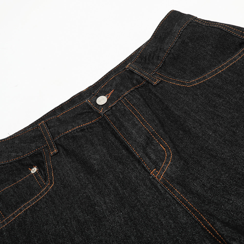 Halloy™ Wide Leg Denim Pants