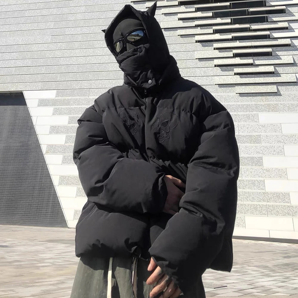Halloy™ Horn Masked Hooded Coat