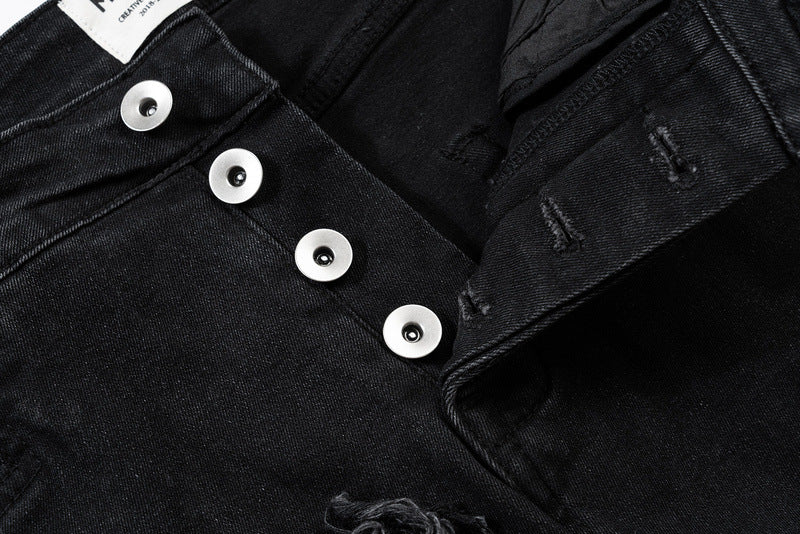 Halloy™ RO Style Erosion High Elastic Pants