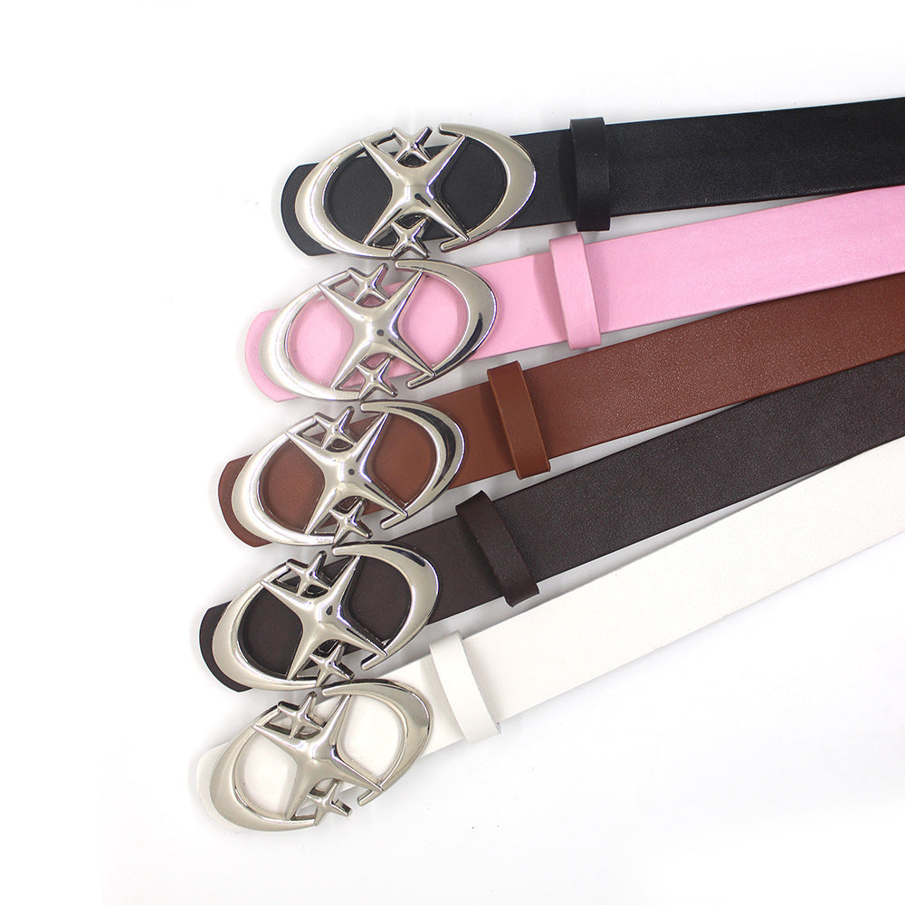 Halloy™ Y2K Punk Moon Belt