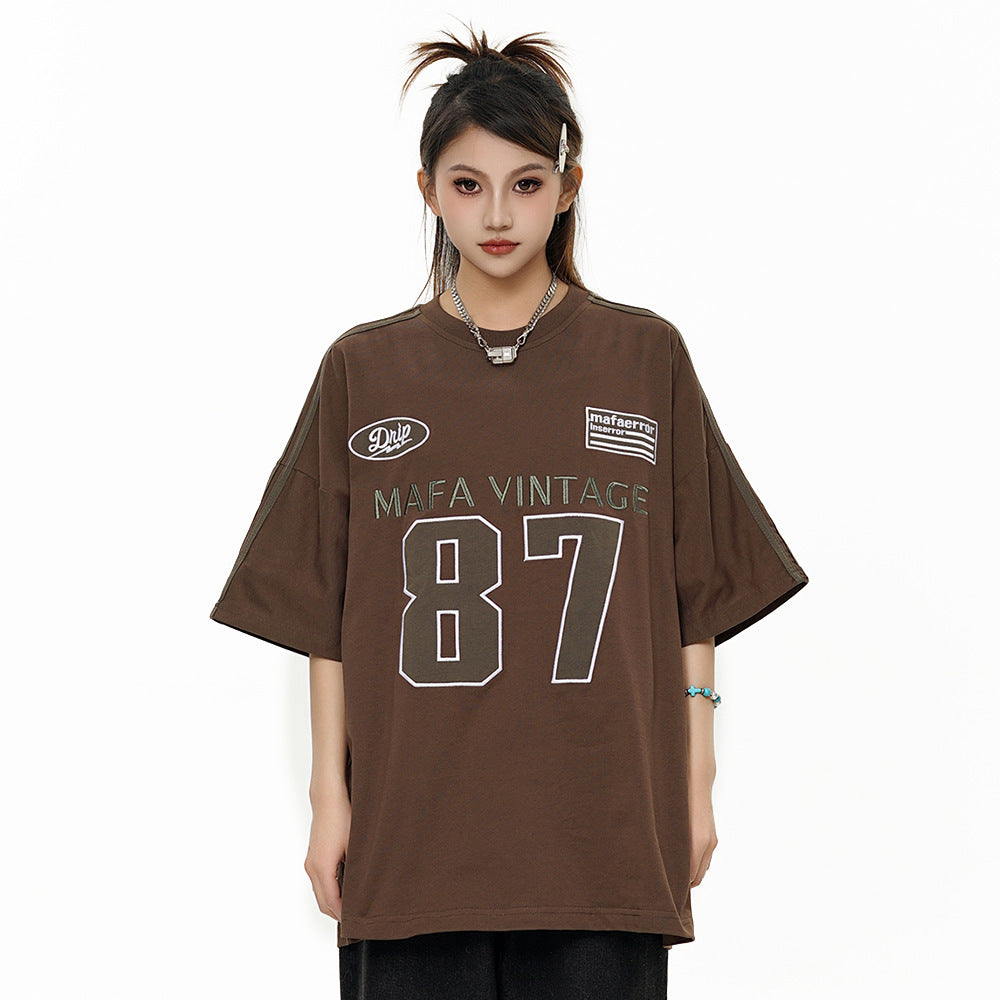 Halloy™ Numbers Printed Cotton T-shirt