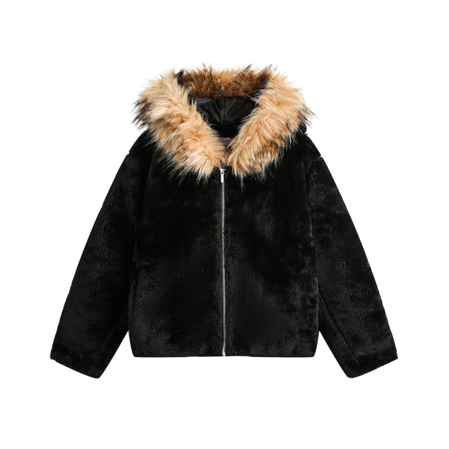 Halloy™ Cotton Coat Jacket American Retro Warm Fleece-lined
