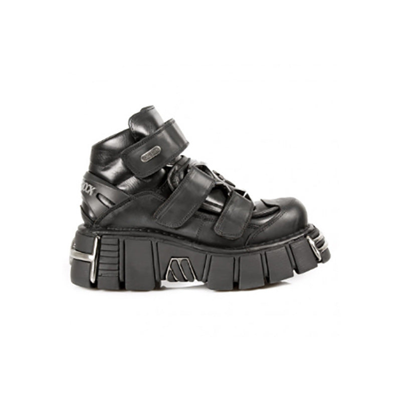 Halloy™ Low-Top Metal Muffin Sole Round Shoes
