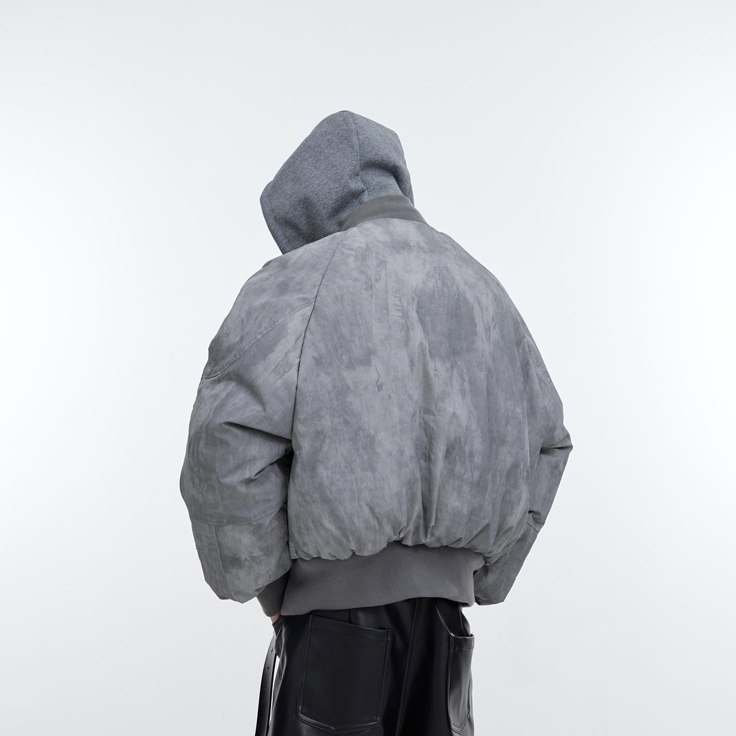 Halloy™ Vintage Two-Piece Patchwork Cotton Hoodie Jacket