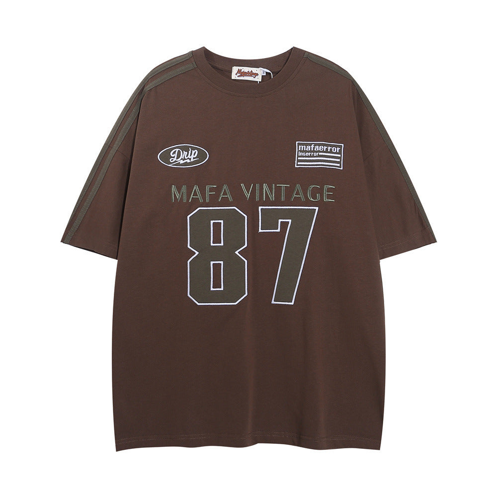 Halloy™ Numbers Printed Cotton T-shirt
