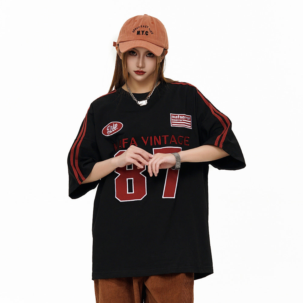 Halloy™ Numbers Printed Cotton T-shirt