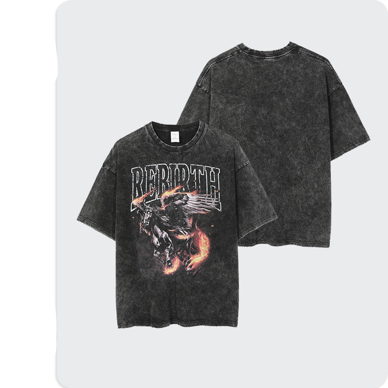Halloy™ Dark Skull Design T-Shirt