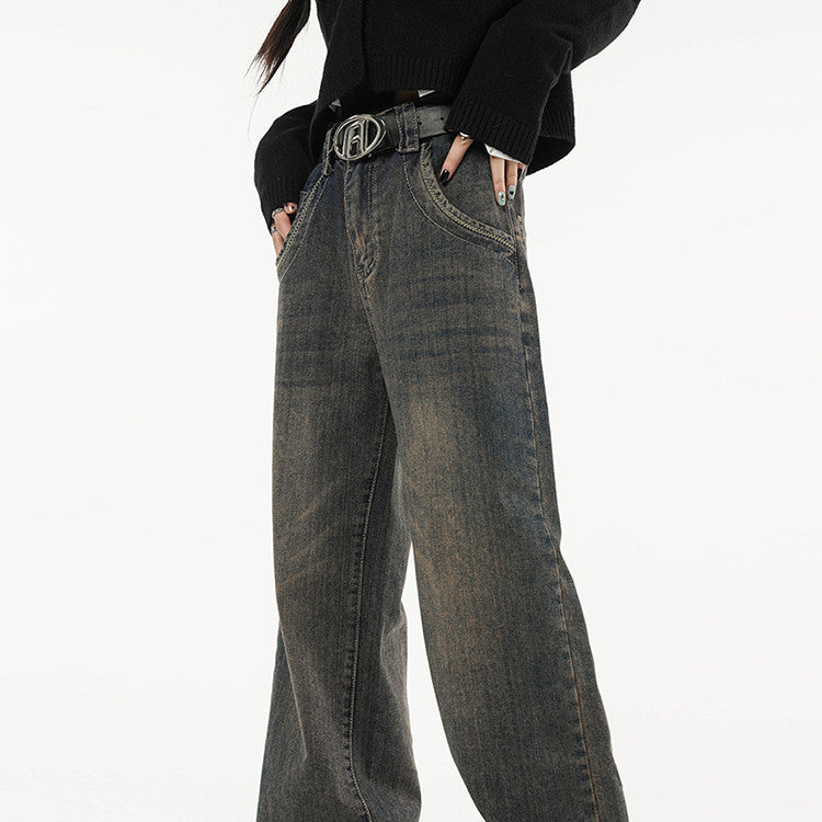 Halloy™ High Waist Wide Jeans