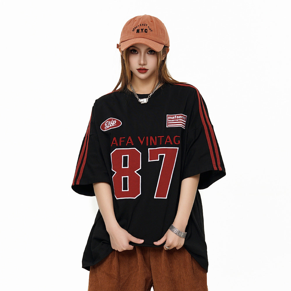 Halloy™ Numbers Printed Cotton T-shirt
