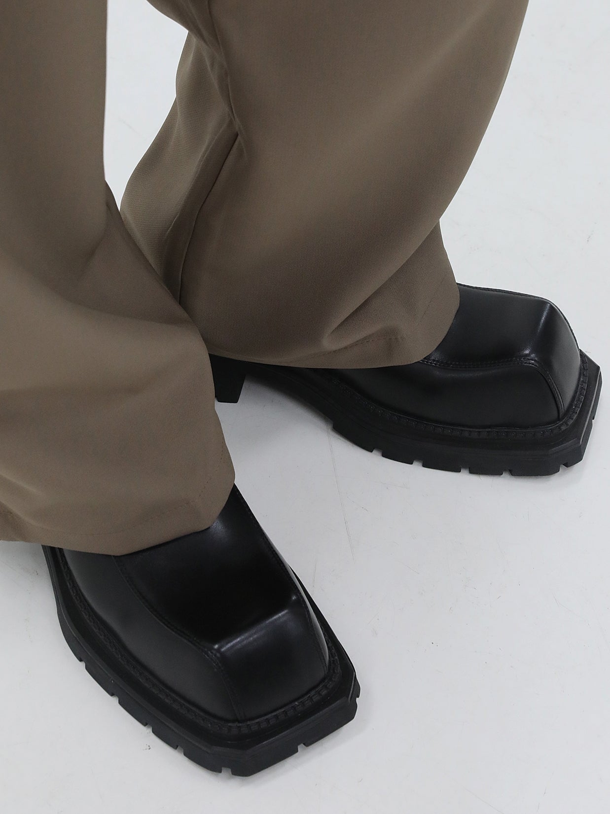 Halloy™ Square Toe Leather Shoes