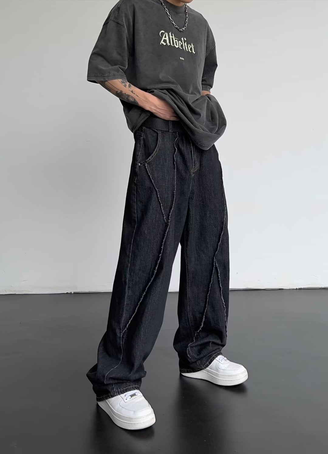 Halloy™ "Destruction" Street Jeans