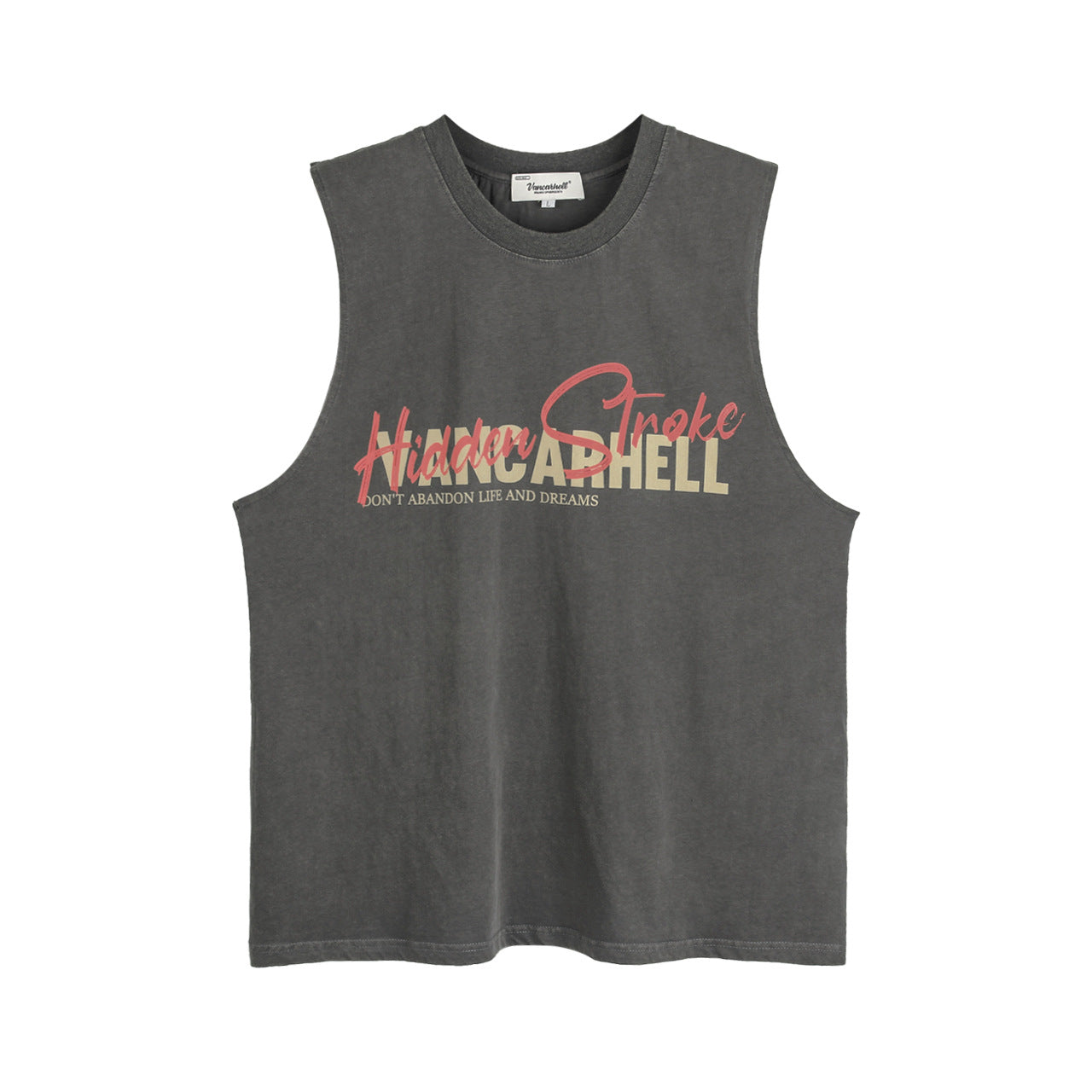 Halloy™ Vintage Printed Loose Sleeveless T-shirt