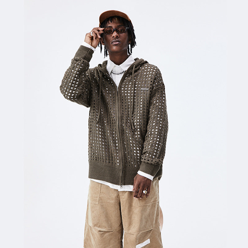 Halloy™ Urban Knit Hooded Cardigan