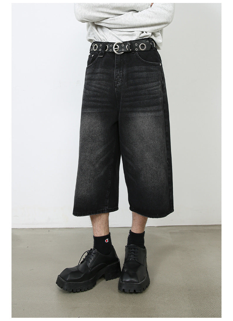 Halloy™ Loose Denim Shorts / Jorts