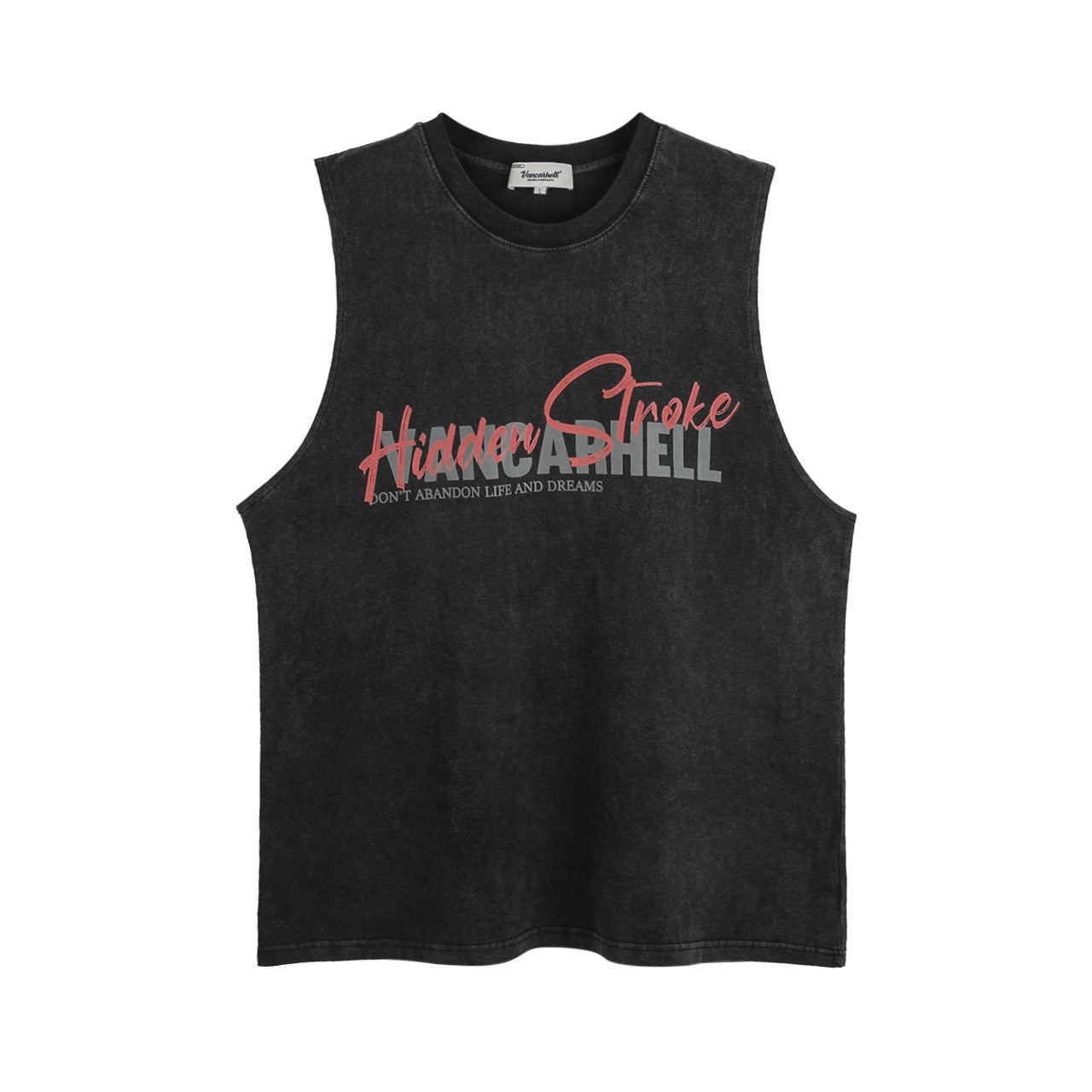 Halloy™ Vintage Printed Loose Sleeveless T-shirt